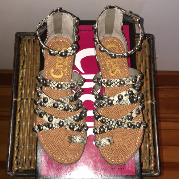 Well Blow Suggested Retail Price Sam Edelman Carla Snake Print Sandals - Picture 4 of 9